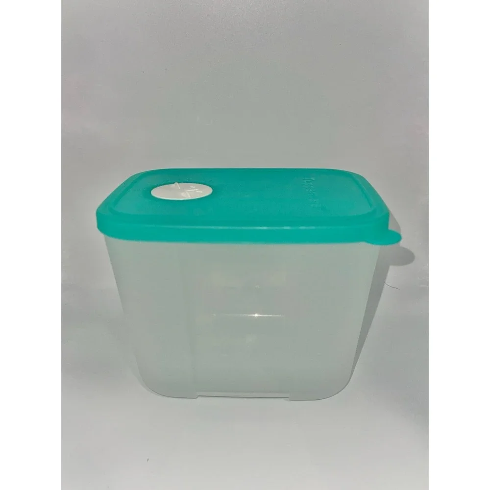 Tupperware #4164 Clear/green Refrigerator/Freezer Mate Date Dial 4 cup